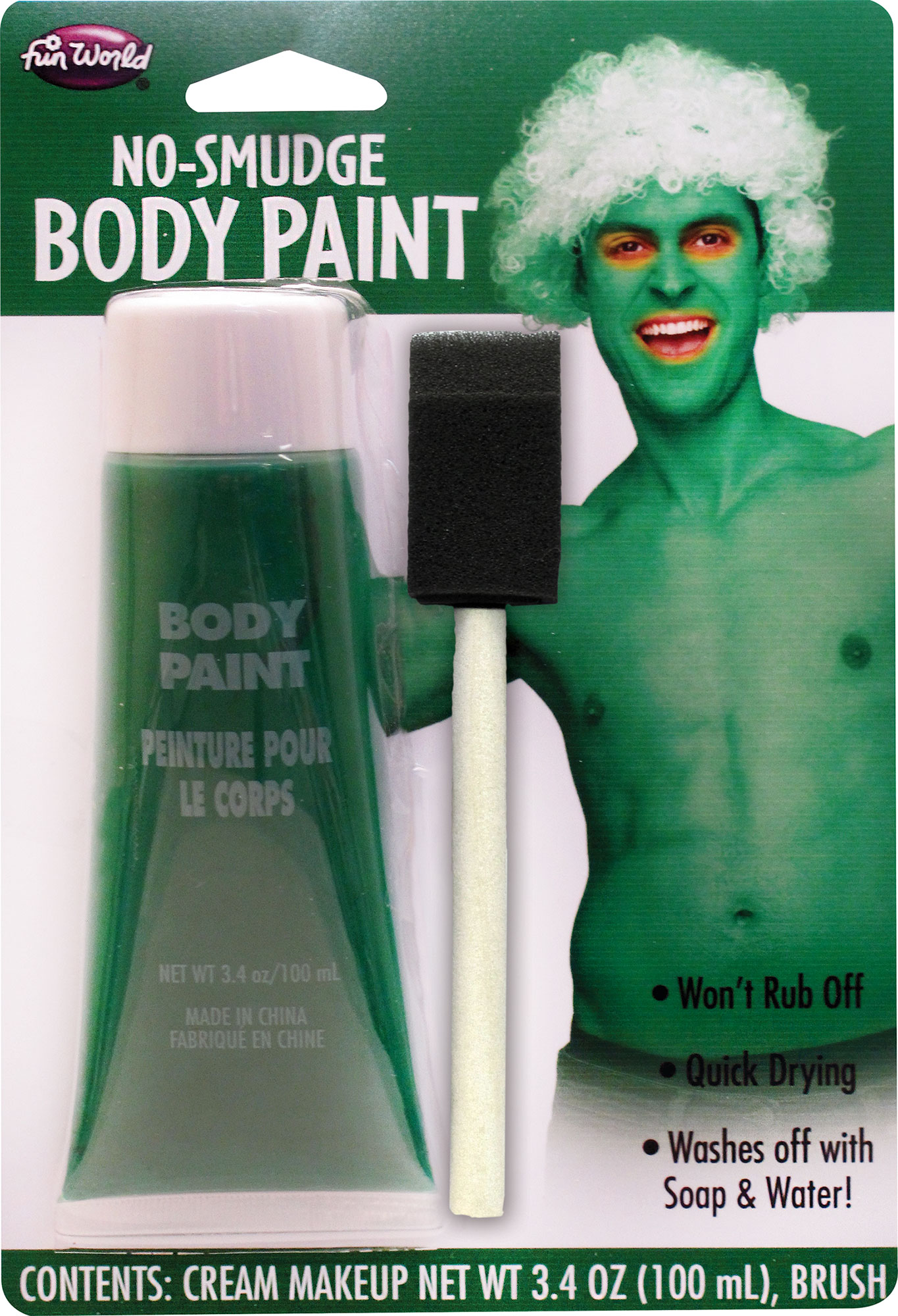 Green Body Paint, 3.4 oz