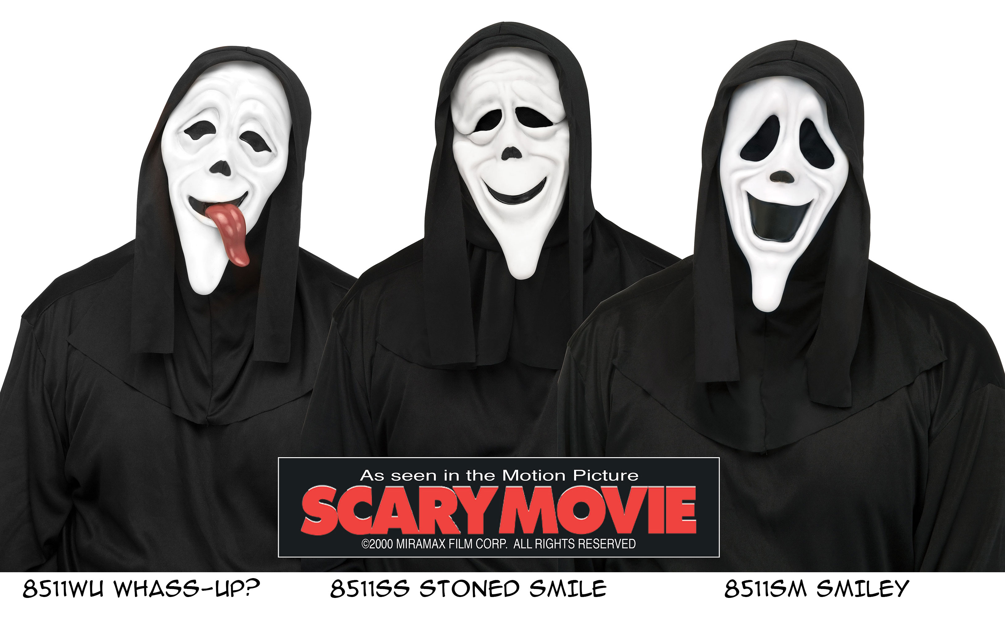 Fun World Scary Movie: Ghost Face Whassup! Mask
