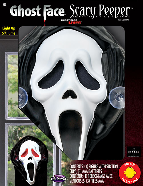 12 Ghost Face® Light-Up Scary Peeper - Cappel's