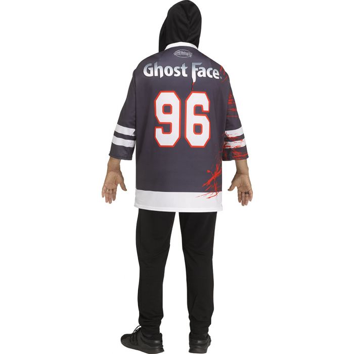 Ghost Face Lives Scream Hockey Jersey Costume and Mask Halloween Standard  Men - www.