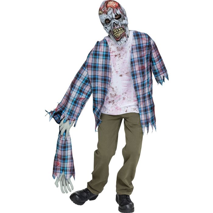 Fun World Junior Teen Girls Ghost Zombie Halloween Costume 