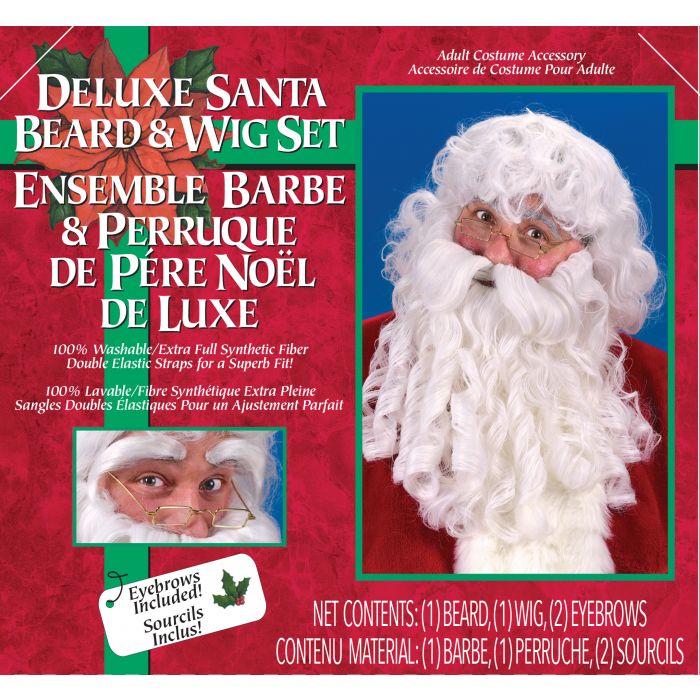 Deluxe Santa Wig Beard Set