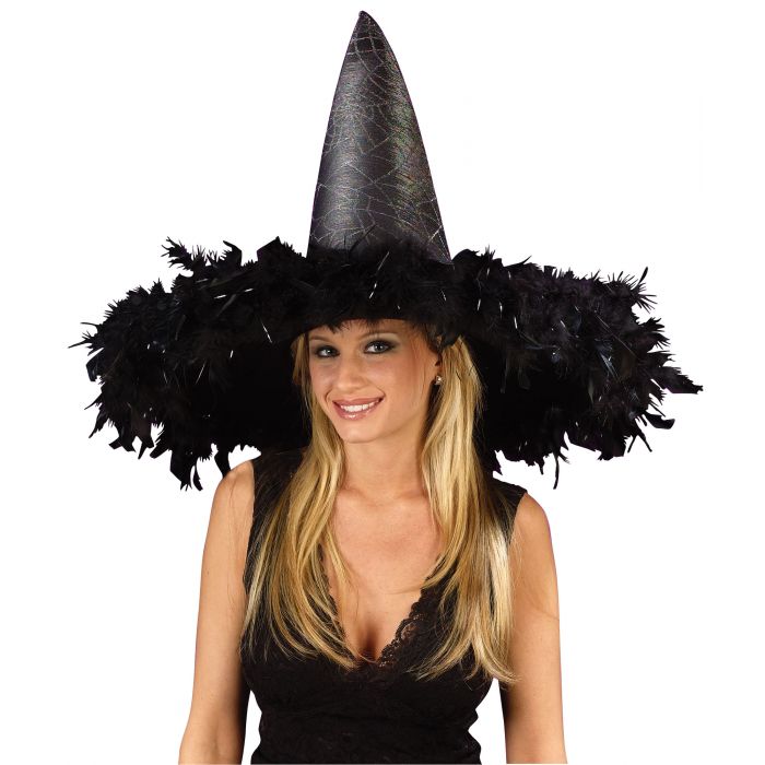 witch feather hat