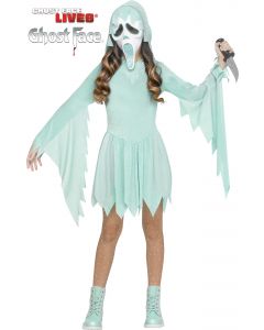 Pastel Teal Ghost Face® - Child