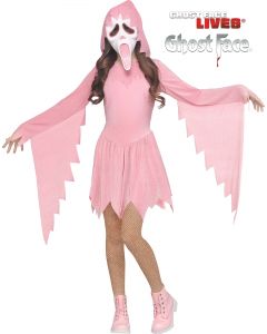 Pastel Pink Sparkle Ghost Face® - Child