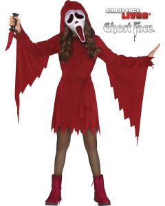 Crimson Sparkle Ghost Face® - Child