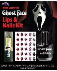 Ghost Face Lip & Nail Kit