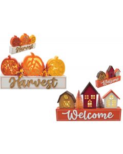 12" Tabletop LU Welcome/Harvest Assortment