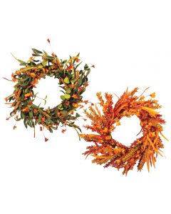 Autumn Wildflower Wreath Assortment