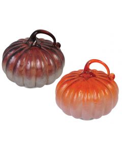 Ombré Pearl Glass Pumpkin Assortment