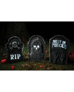 LED Bone Tombstones Assortment