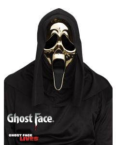 Fun World Ghost Face w/Shroud Scream Movie Horror Halloween Costume Mask  9206S - Fearless Apparel
