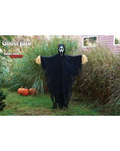 Fun World Ghost Face w/Shroud Scream Movie Horror Halloween Costume Mask  9206S - Fearless Apparel