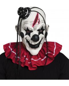 Black/White Horror Clown Mask