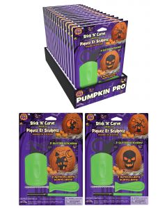 Glitter Stick ‘n’ Carve Pumpkin Kit PDQ