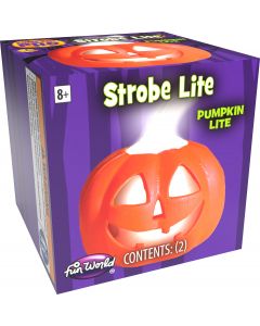 White Strobe Pumpkin Light