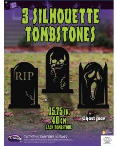 Silhouette Tombstones - Pack 3