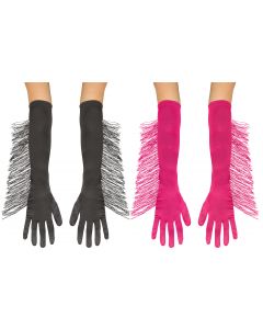 Fringe Long Gloves - Adult